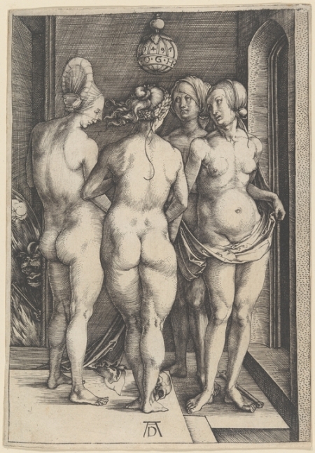 Άλμπρεχτ Ντύρερ "Τέσσερις Μάγισσες (ή Τέσσερις Γυμνές)", 1497