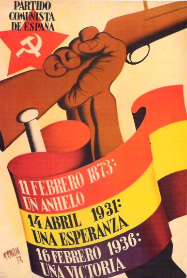 Αφίσα του ΚΚΙ για τις εκλογές του 1936