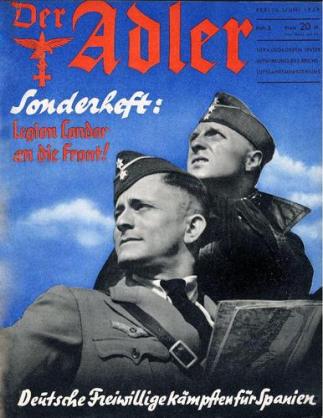 Γερμανικό περιοδικό με εξώφυλλο αφιερωμένο στη Λεγεώνα Κόνδωρ